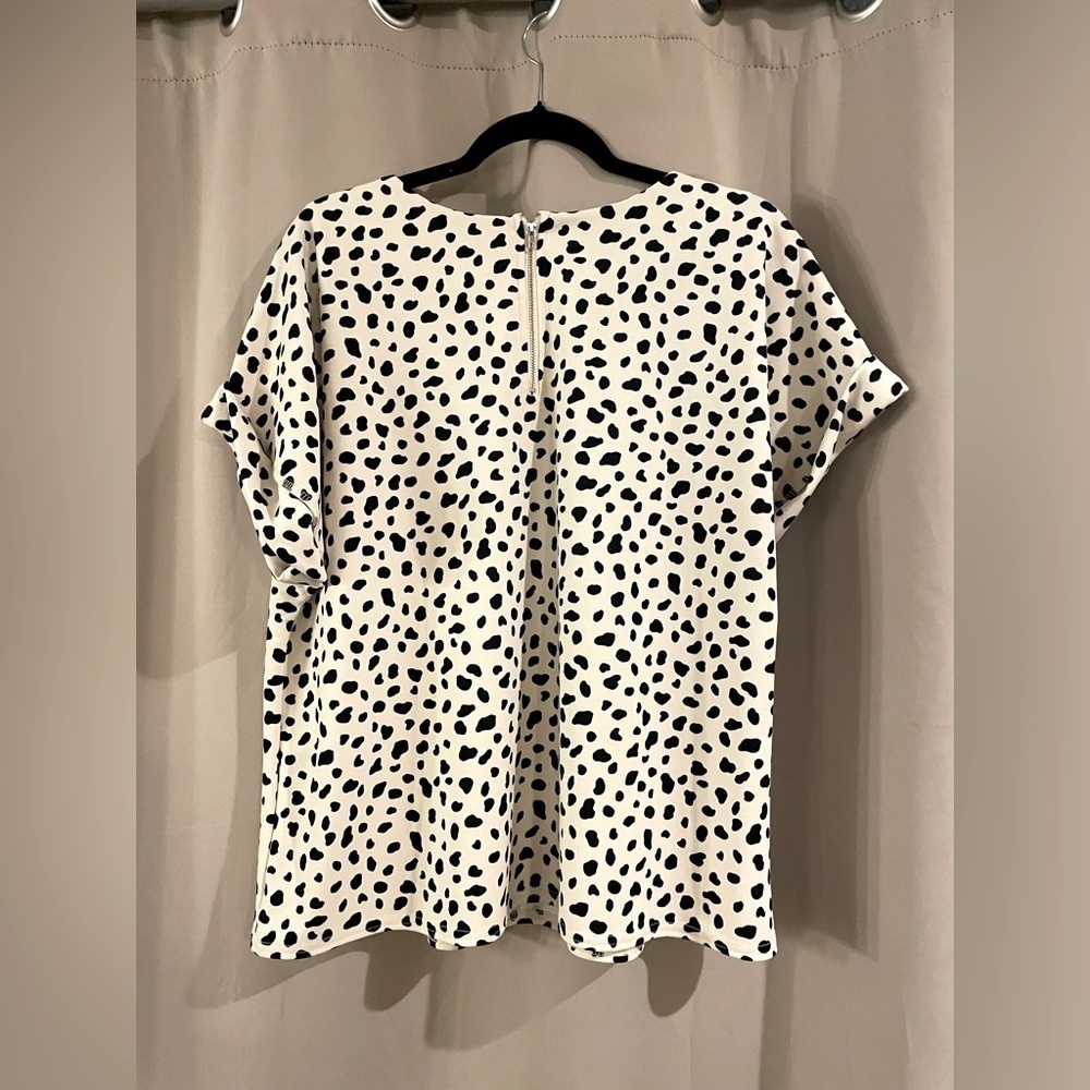 Women’s Melloday Cheetah Print Blouse - Picture 3 of 7